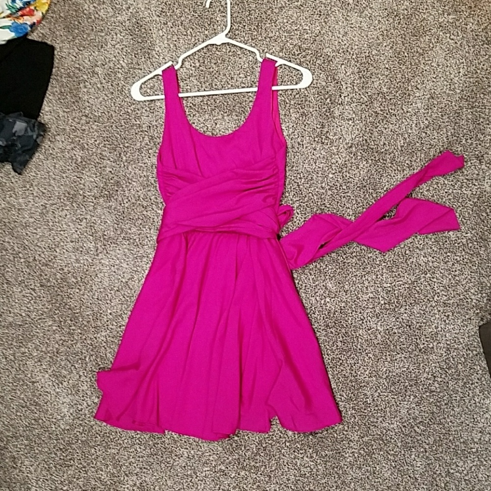 Lulu's magenta dress size medium